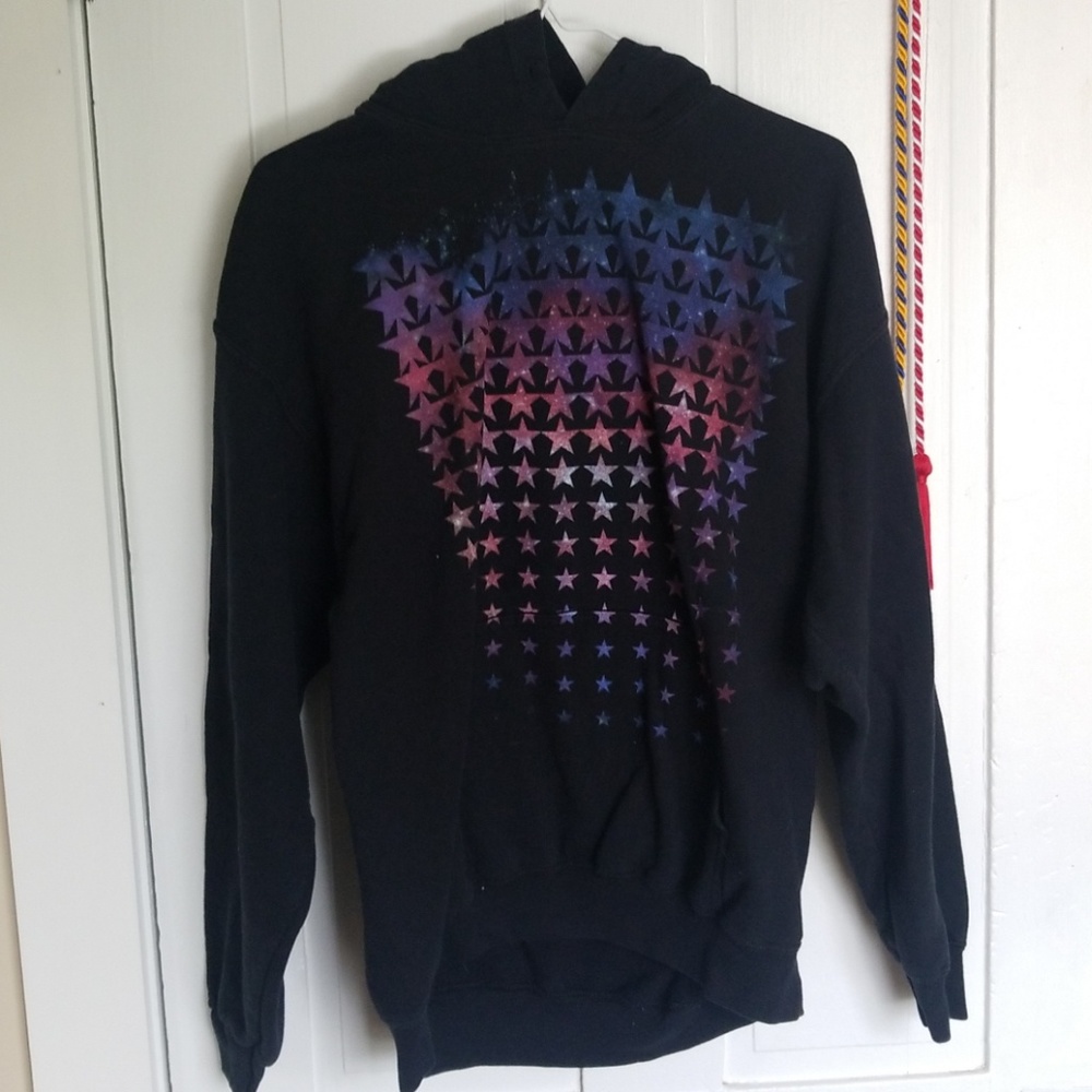 black pullover with logo